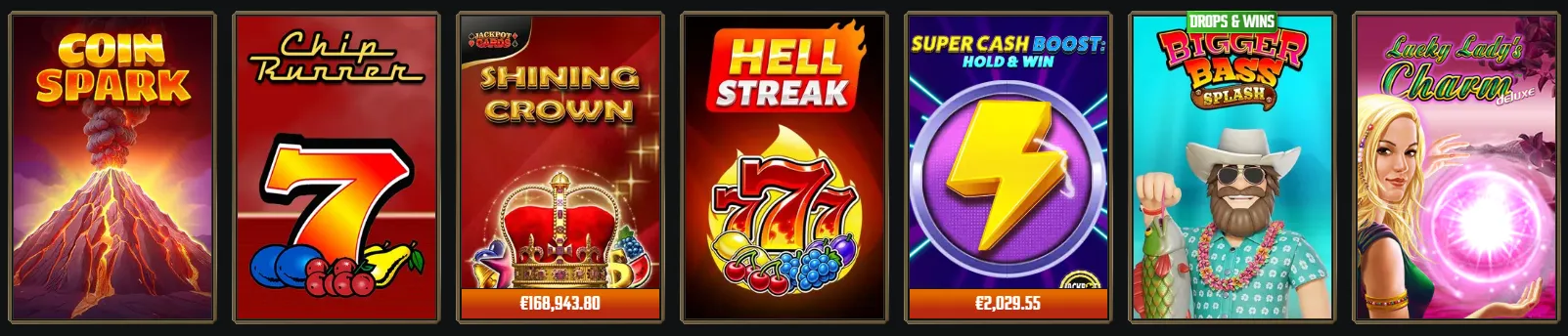 Premium slot games collection at Gransino Casino
