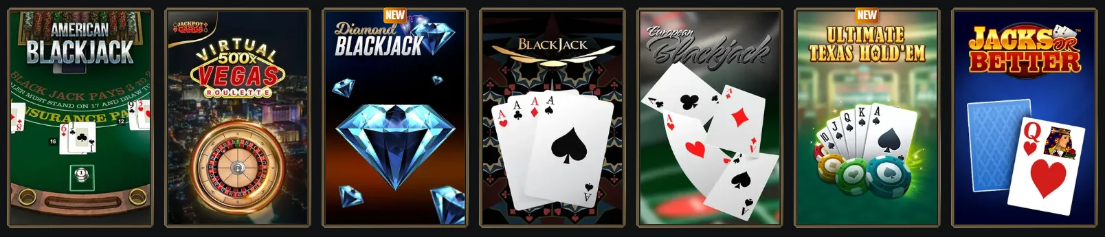 Classic casino table games at Gransino UK