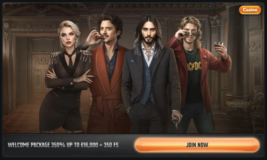 Welcome bonus offer at Gransino Casino UK